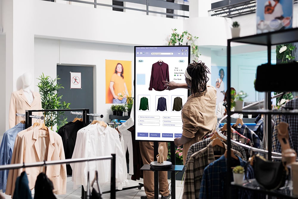 How to design digital elements that belong in a retail environment